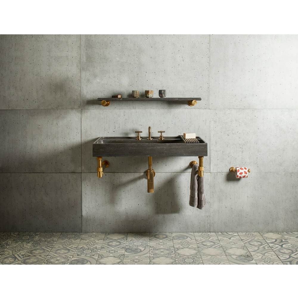 Ventus Bath Sink, 36'', With Faucet Deck. Specify Faucet Drilling If Required.