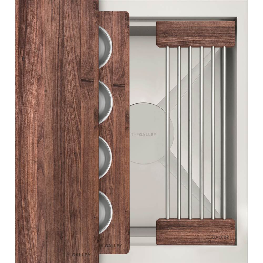 The Galley - Ideal BarStation 18 with Three Tool Bar Kit in American Black Walnut - American Black Walnut