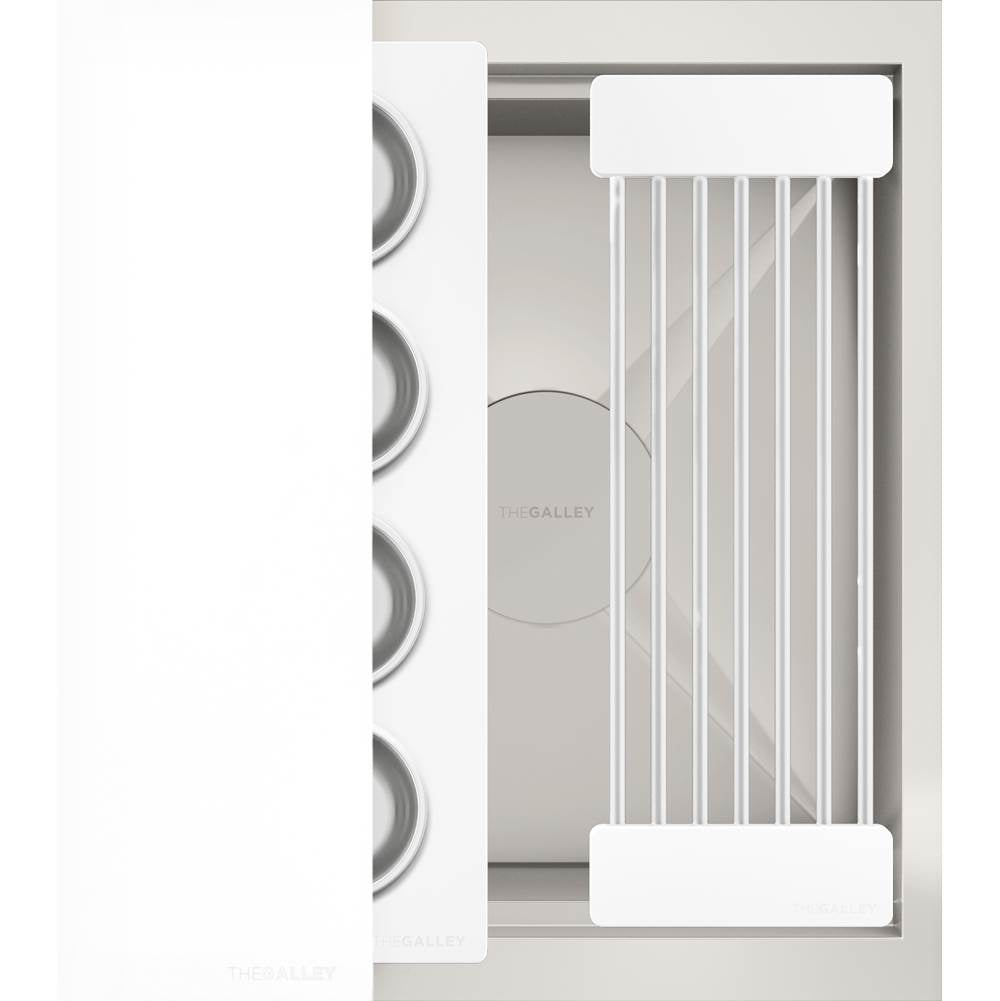 The Galley - Ideal BarStation 18 with Three Tool Bar Kit in Designer White Resin - Designer White Resin
