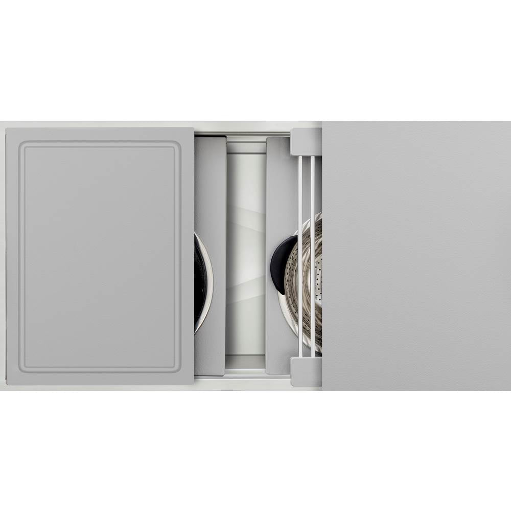 The Galley - Ideal Workstation 3S with Five Tool Culinary Kit in Exclusive Gray Resin - Exclusive Gray Resin