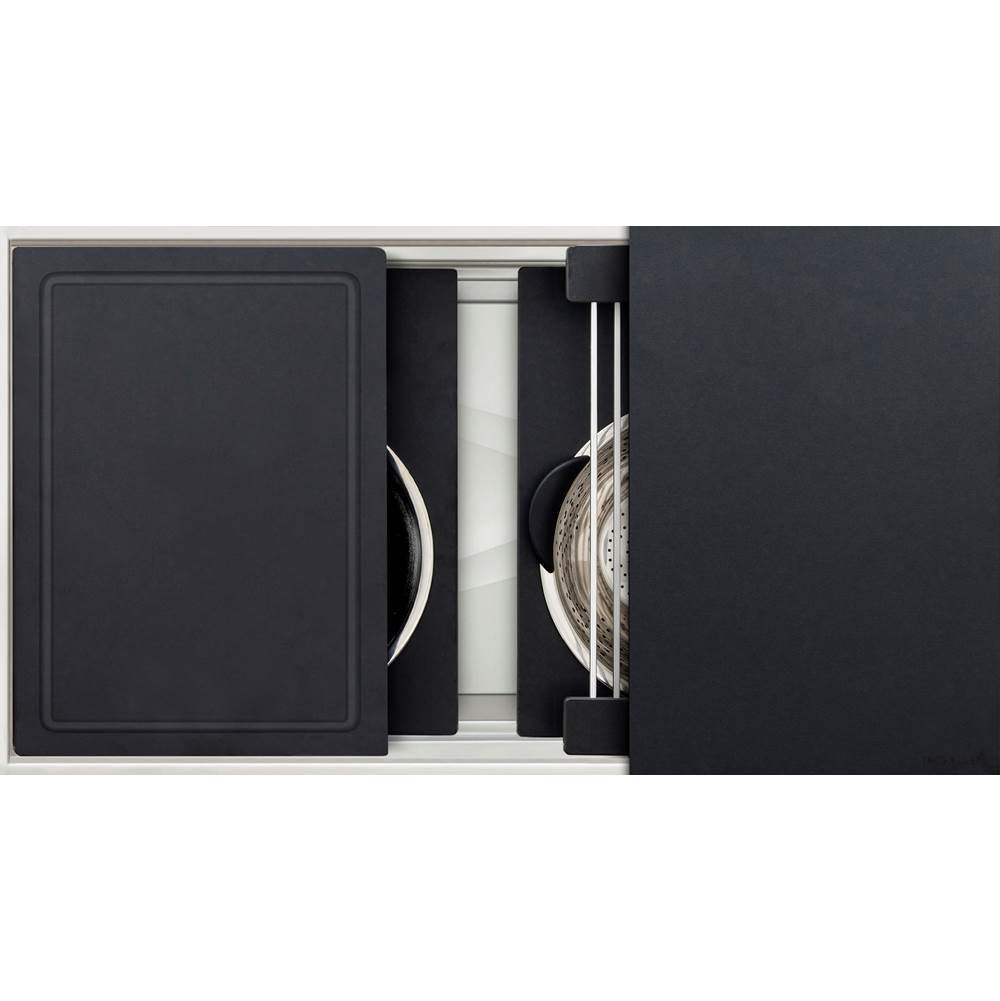 The Galley - Ideal ThinTopE Workstation 3S with Five Tool Culinary Kit in Graphite Wood Composite - Graphite Wood Composite