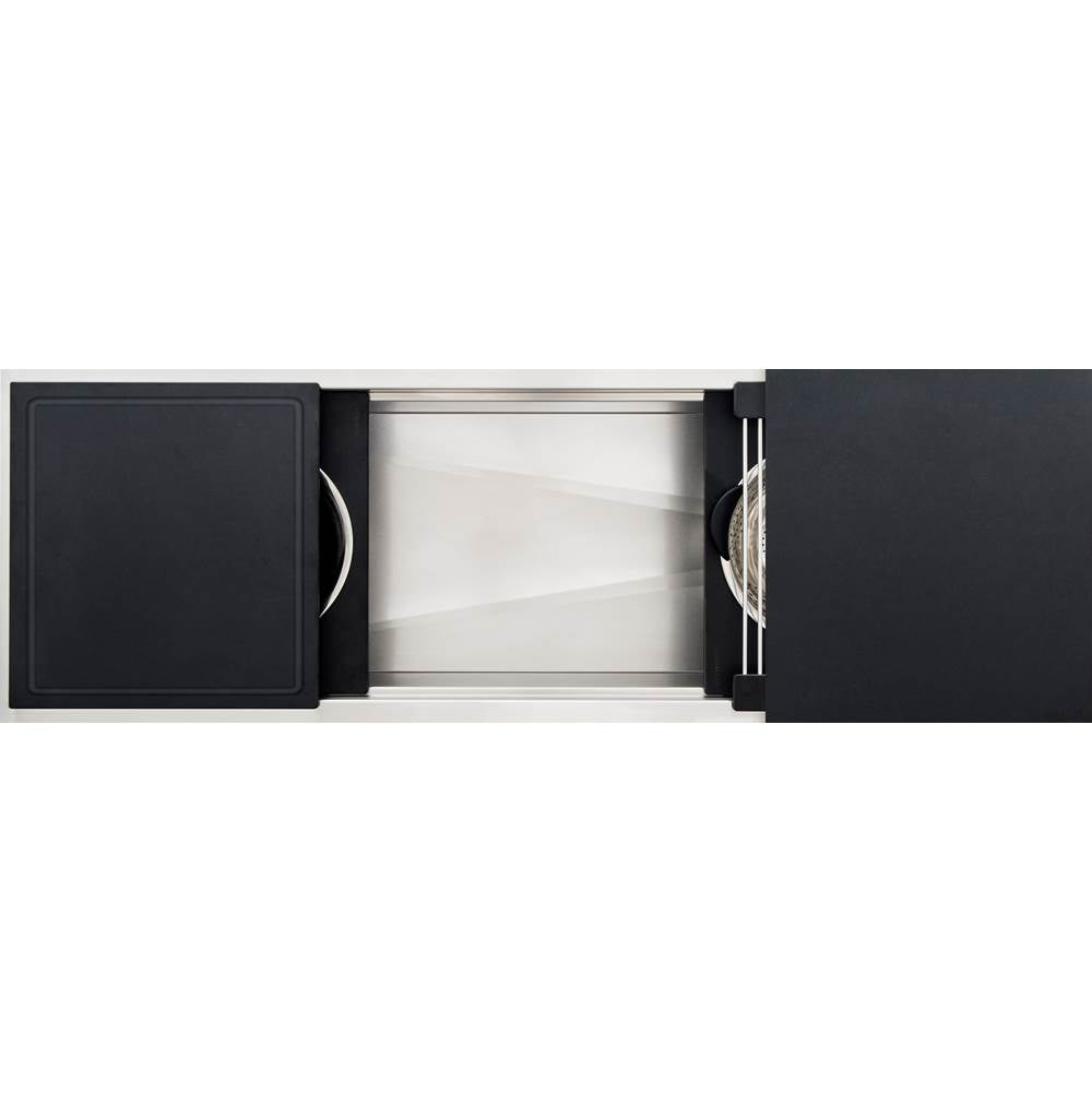 The Galley - Ideal Workstation 5S with Eight Tool Culinary Kit in Graphite Wood Composite - Graphite Wood Composite