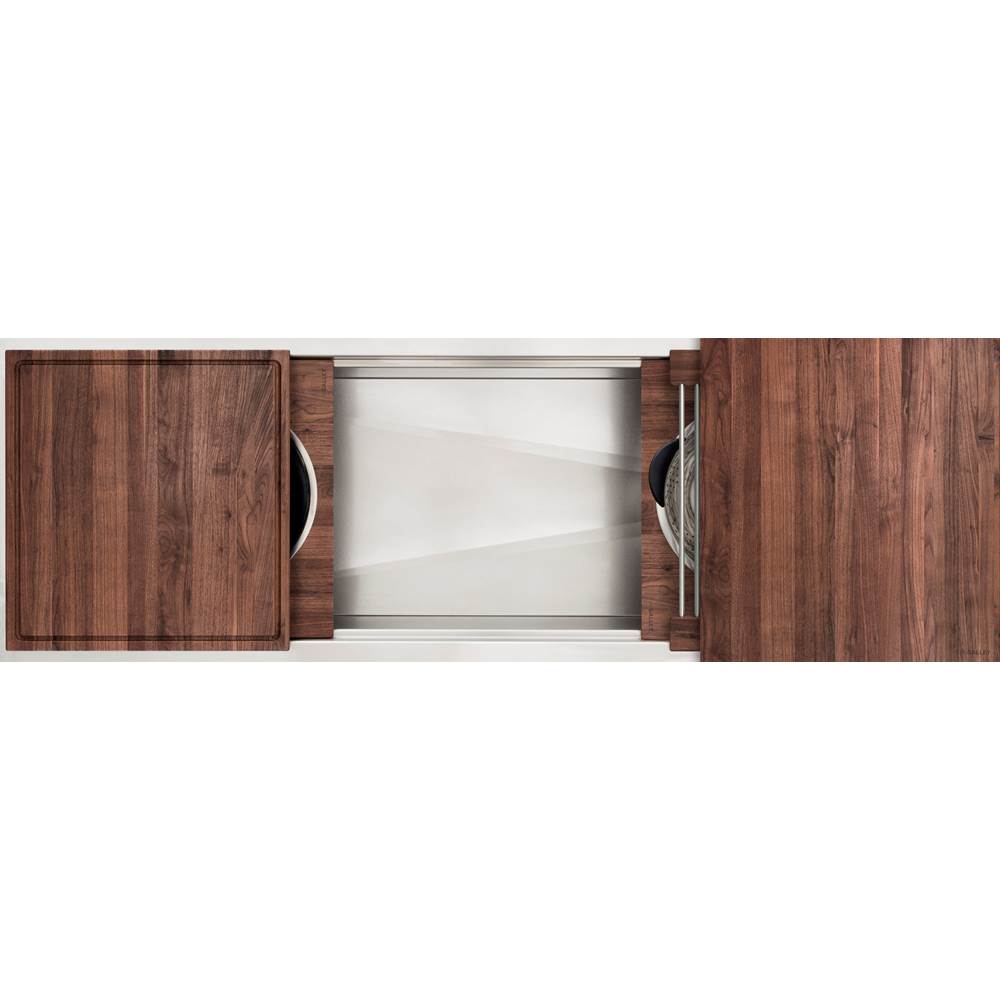 The Galley - Ideal Workstation 5S with Eight Tool Culinary Kit in American Black Walnut - American Black Walnut