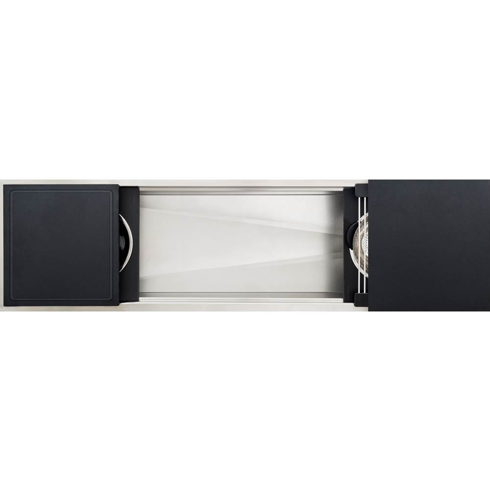The Galley - Ideal Workstation 6S with Eight Tool Culinary Kit in Graphite Wood Composite - Graphite Wood Composite