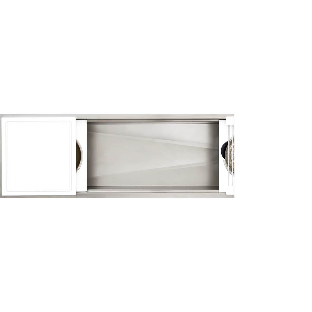 The Galley - Ideal Workstation 6S with Eight Tool Culinary Kit in Designer White Resin - Designer White Resin