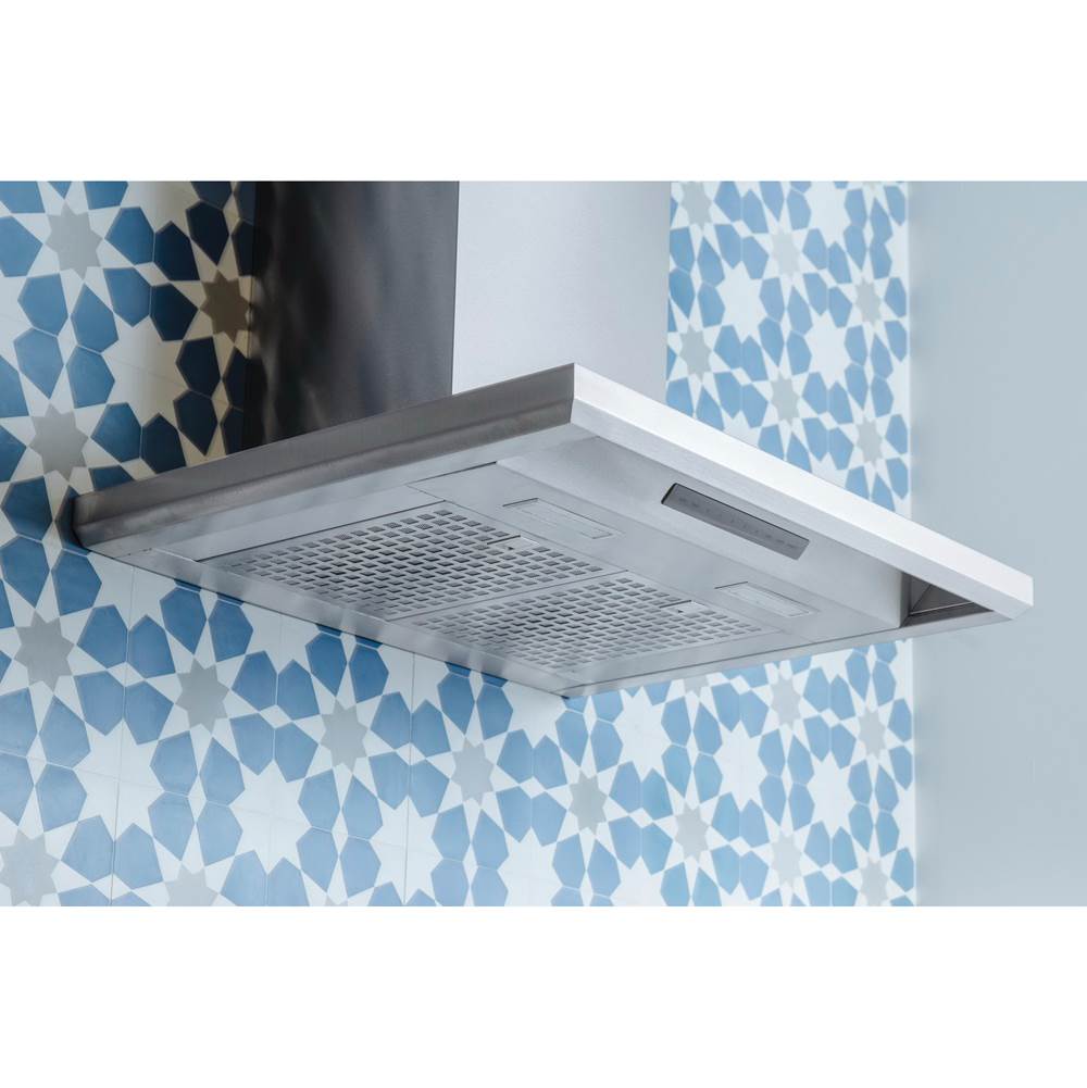 30-Inch Masterpiece Pyramid Chimney Wall Hood with 600 CFM