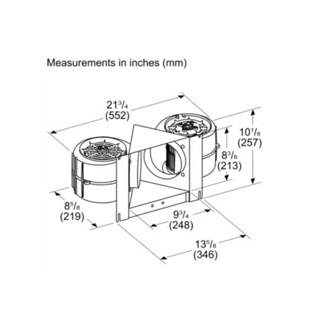 1000 CFM Integral Blower
