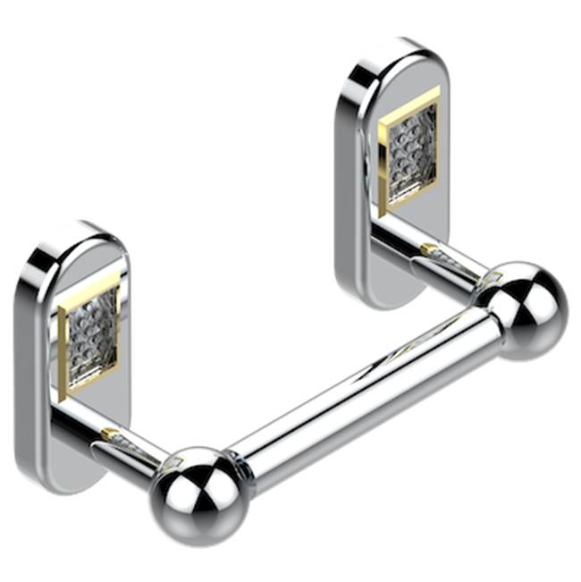 THG - Paper Roll Holder - Chrome Polished Gold Polished