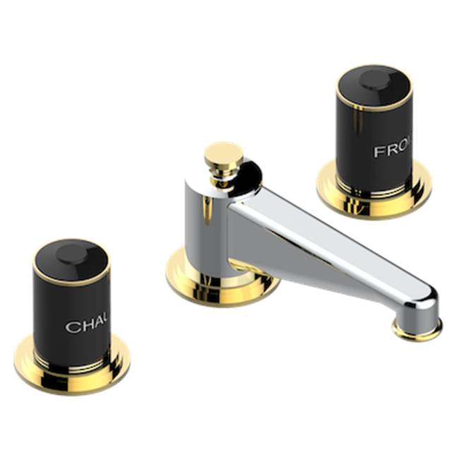 THG - Widespread Lavatory Set With Drain - Chrome Polished Gold Polished