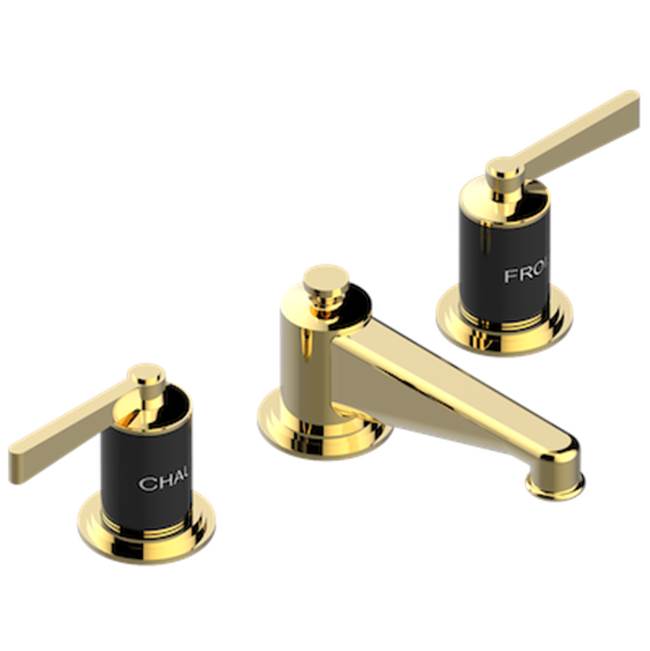 THG - Widespread Lavatory Set With Drain - Gold Color PVD