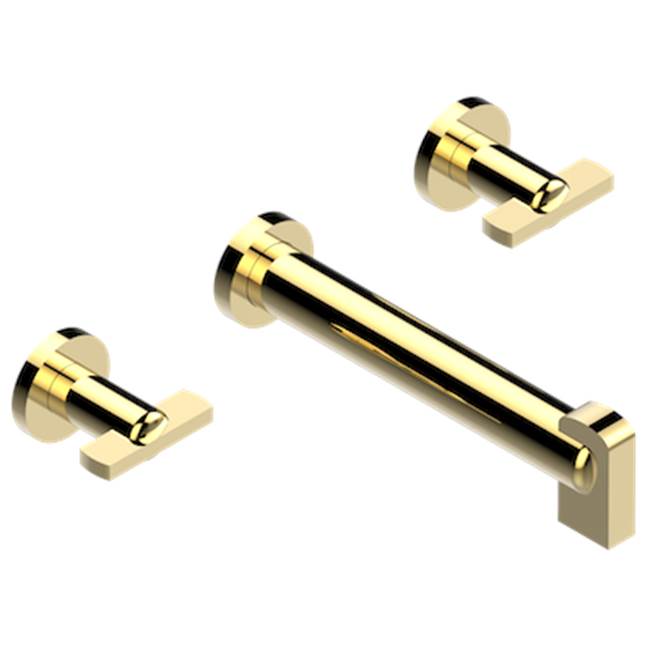 THG - Trim For Wall Mounted 3-hole Bath Set Only - Gold Polished