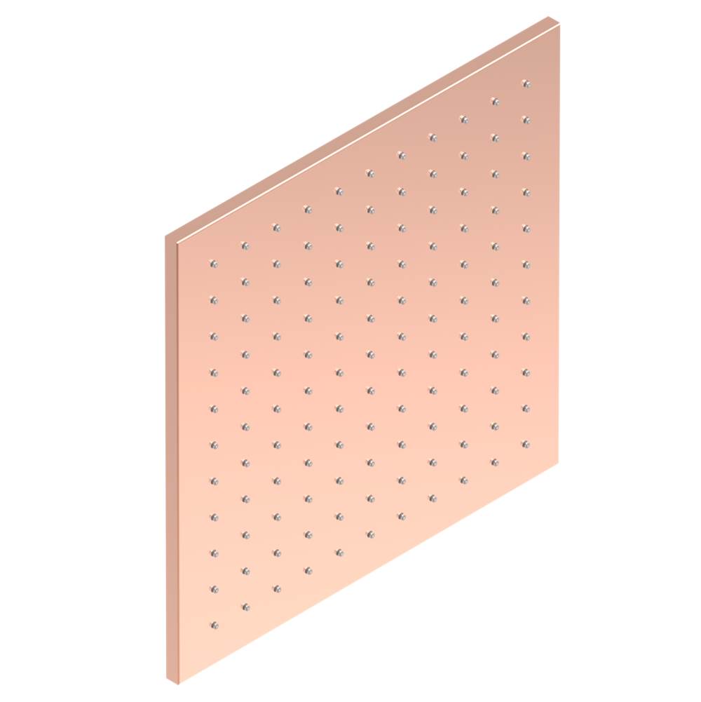 THG - Shower head 12'' x 12'', Easyclean system - Blush PVD