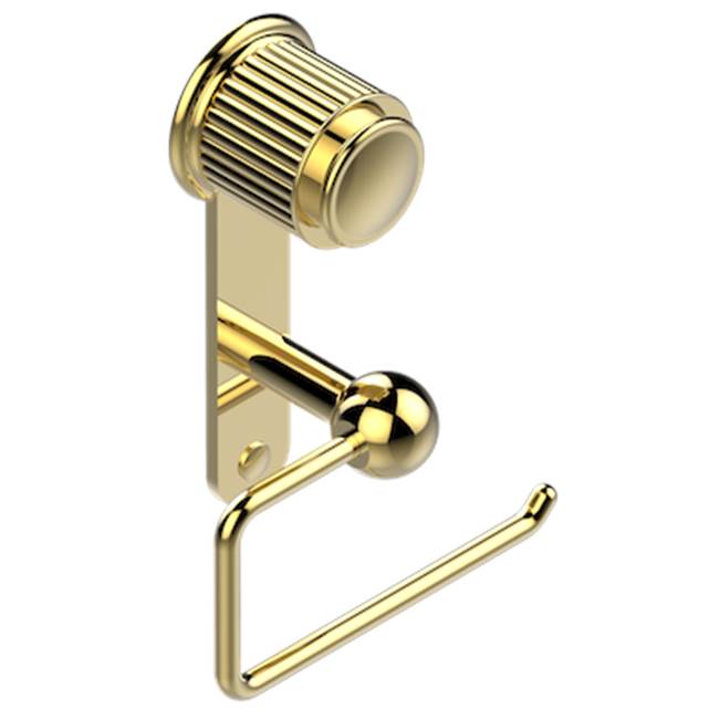 THG - Toilet Paper Holder, Single Mount Without Cover - Gold Color PVD