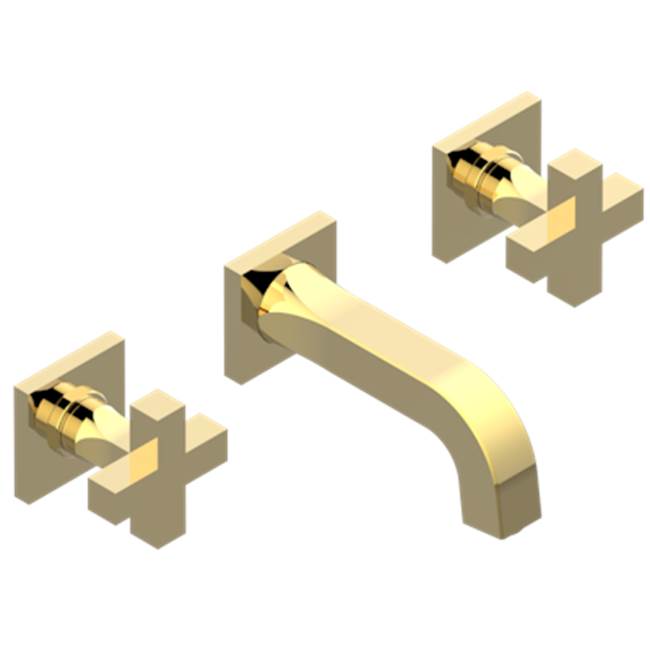THG - Trim For Wall Mounted 3-hole Bath Set Only - Gold Color PVD