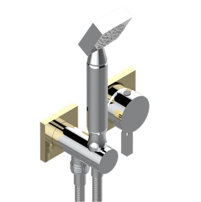 THG - Trim Only For Wall Mixer With Complete Handshower On Hook - Chrome Polished Gold Polished