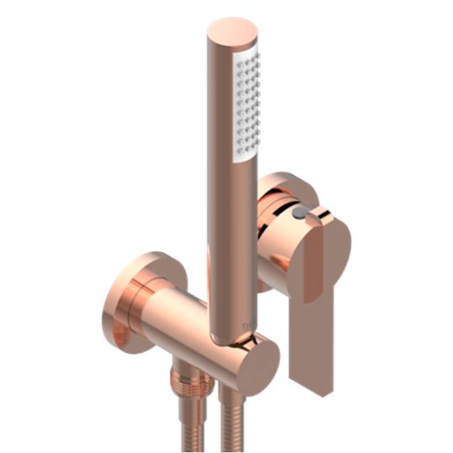 THG - Trim Only For Wall Mixer With Complete Handshower On Hook - Blush PVD