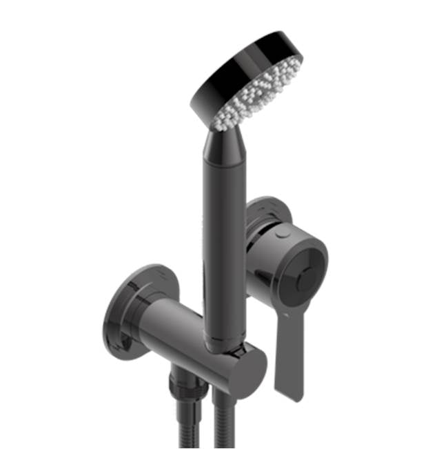 THG - Trim Only For Wall Mixer With Complete Handshower On Hook - Matt Graphite PVD
