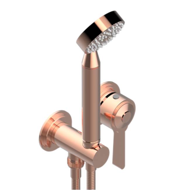 THG - Trim Only For Wall Mixer With Complete Handshower On Hook - Blush PVD