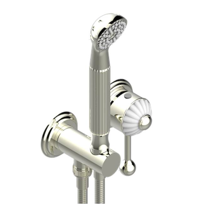 THG - Trim Only For Wall Mixer With Complete Handshower On Hook - Nickel Polished