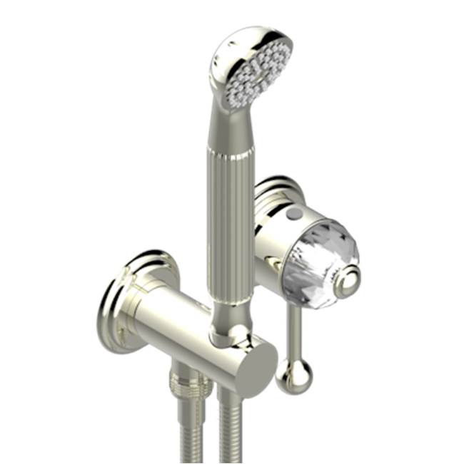 THG - Trim Only For Wall Mixer With Complete Handshower On Hook - Nickel Polished