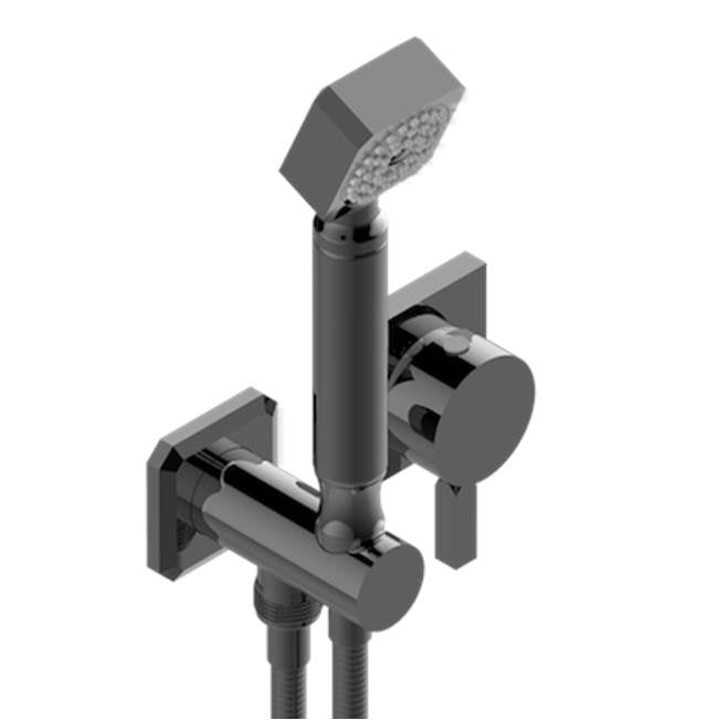 THG - Trim Only For Wall Mixer With Complete Handshower On Hook - Matt Graphite PVD