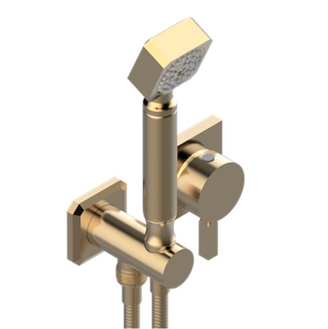 THG - Trim Only For Wall Mixer With Complete Handshower On Hook - Matt Umber PVD