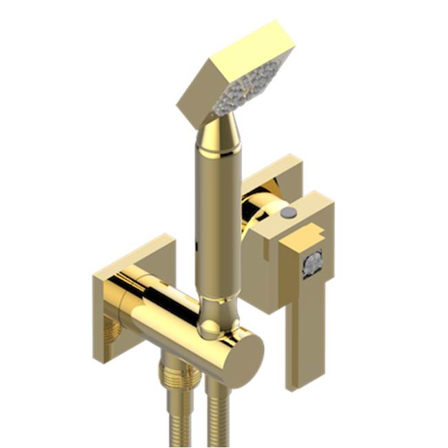 THG - Trim Only For Wall Mixer With Complete Handshower On Hook - Gold Polished