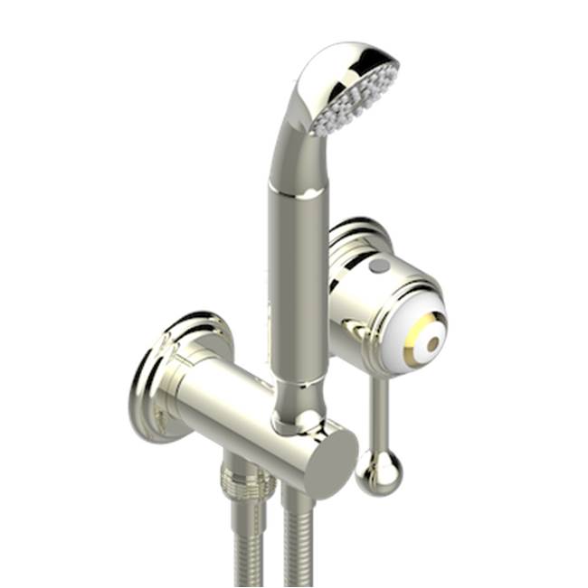 THG - Trim Only For Wall Mixer With Complete Handshower On Hook - Nickel Polished