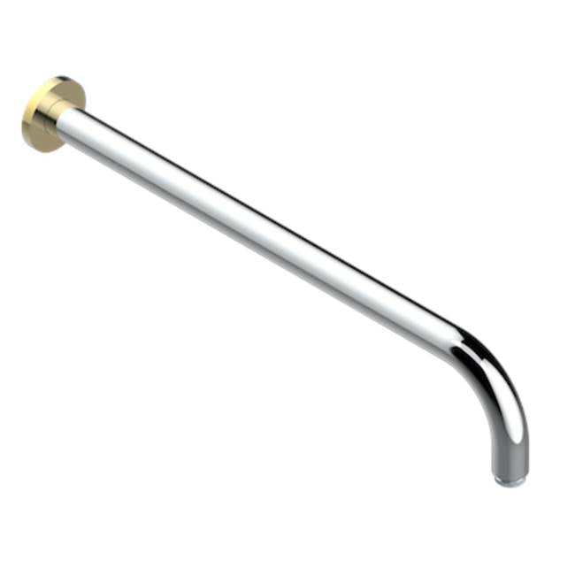 THG - Horizontal Shower Arm, 90°, Lg: 17'' - Chrome Polished Gold Polished