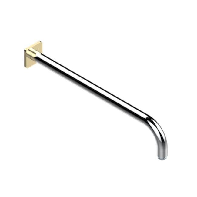THG - Horizontal Shower Arm, 90°, Lg: 17'' - Chrome Polished Gold Polished