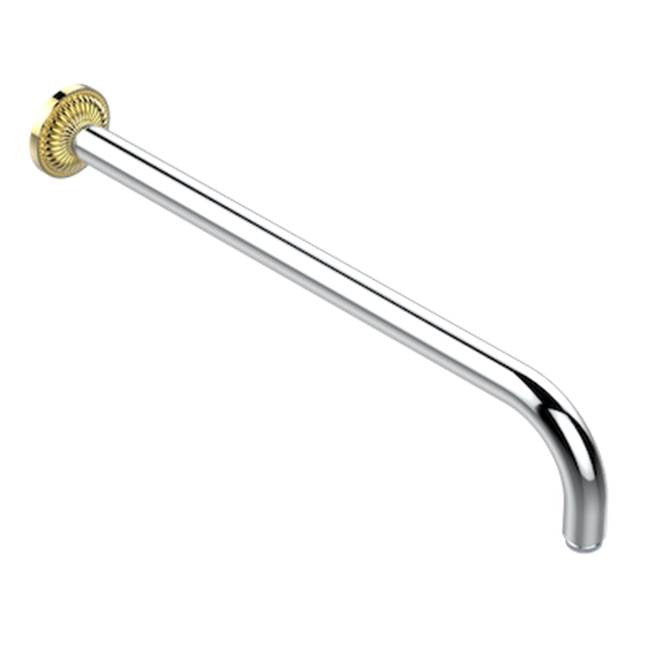 THG - Horizontal Shower Arm, 90°, Lg: 17'' - Chrome Polished Gold Polished