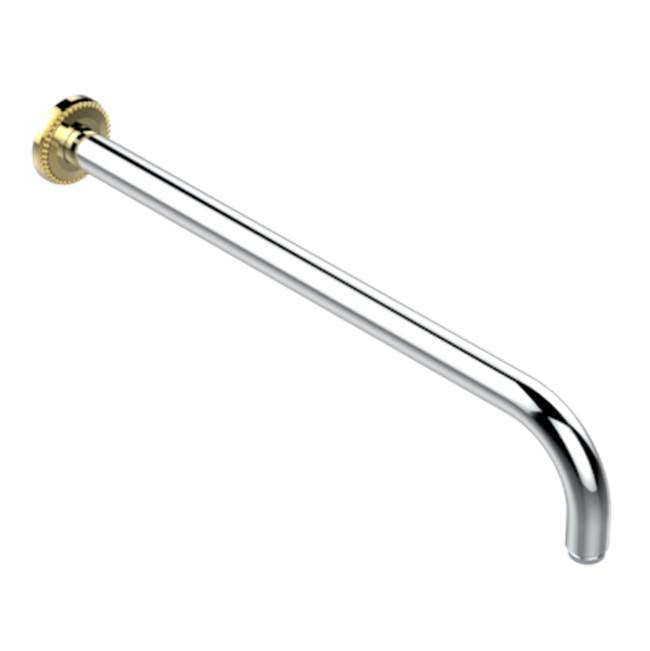 THG - Horizontal Shower Arm, 90°, Lg: 17'' - Chrome Polished Gold Polished