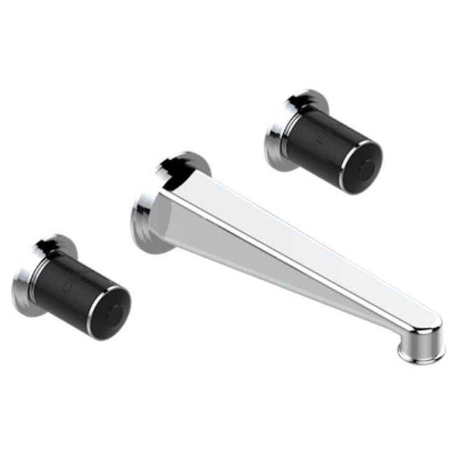 THG - Trim For Wall Mounted 3-hole Lavatory Set Only - Matt Umber PVD