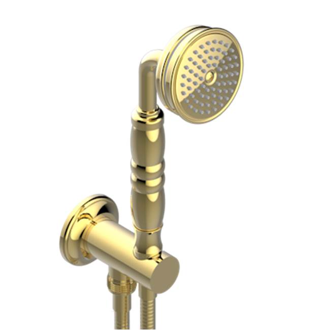 THG - Wall Mounted Handshower With Integrated Fixed Hook - Gold Color PVD