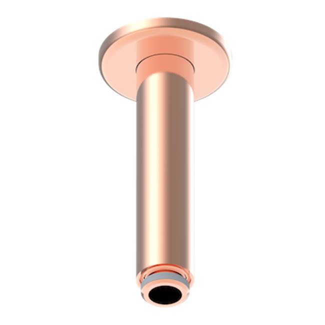 THG - Vertical Shower Arm Ceiling Mounted 1/2'' Connection - Blush PVD