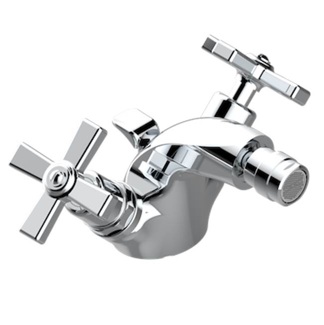 THG - Single Hole Bidet Faucet With Drain - Matt Umber PVD
