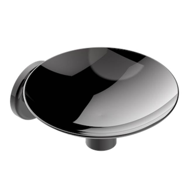 THG - Soap Dish, Wall Mounted, 6'' Diameter - Matt Graphite PVD