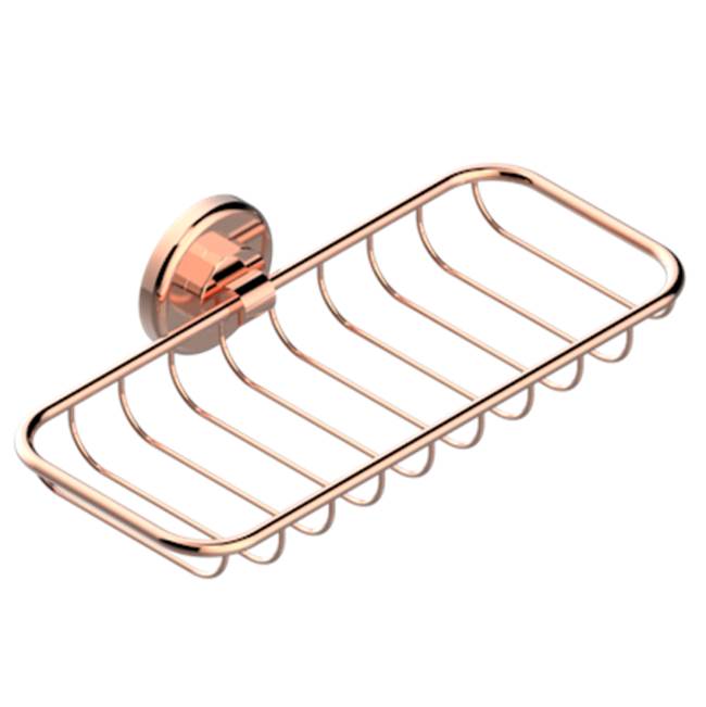 THG - Soap Basket, Wall Mounted 10'' x 4''3/8 - Blush PVD