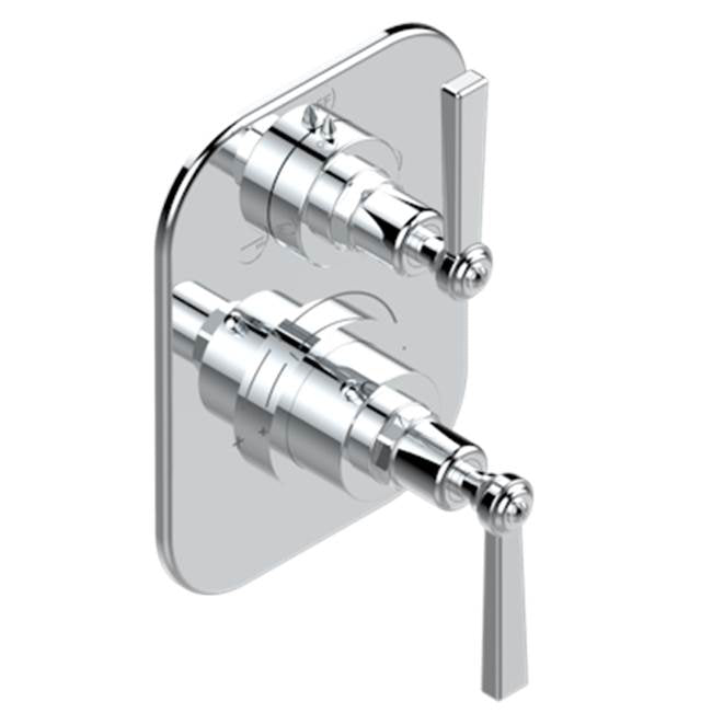 THG - Trim For Thg Thermostat With 2-way Diverter, Rough Part Supplied With Fixing Box Ref. 5 500ae/us - Matt Umber PVD