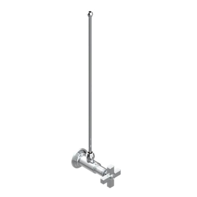 Angle supply valve with 3/8'' adaptor set