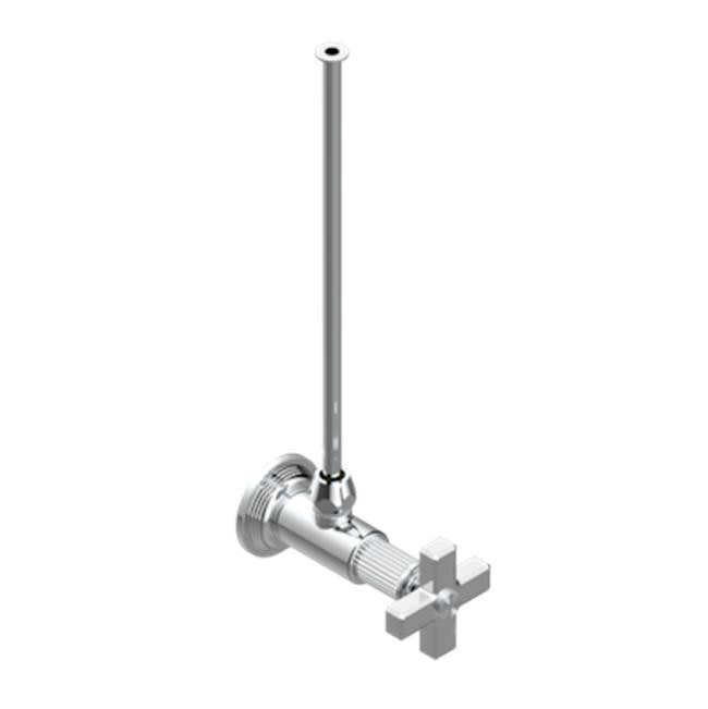 Angle supply valve with 3/8'' adaptor set for toilet