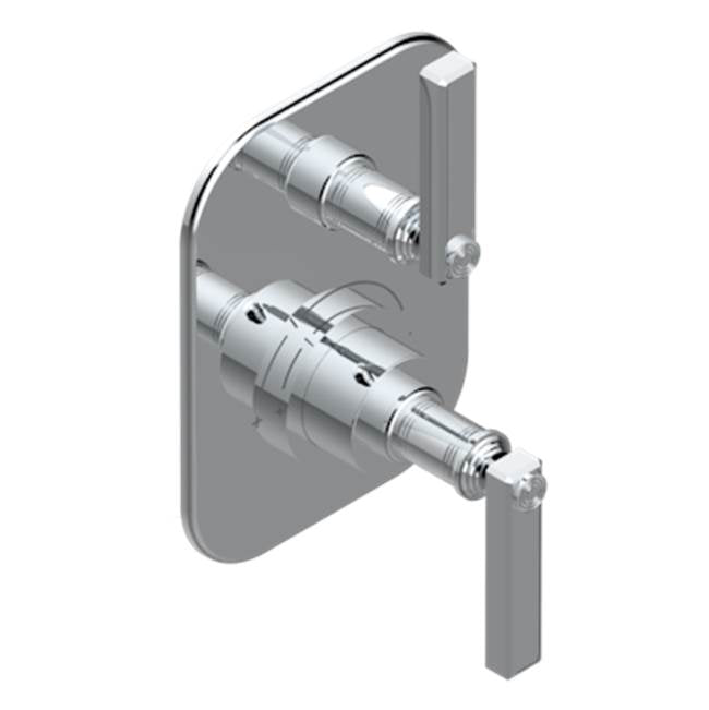 Trim for THG thermostatic valve 1 volume control, rough part supplied with fixing box ref.5 300AE/US