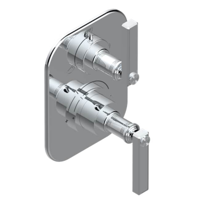 Trim for thg thermostat with 2-way diverter, rough part supplied with fixing box ref. 5 500AE/US