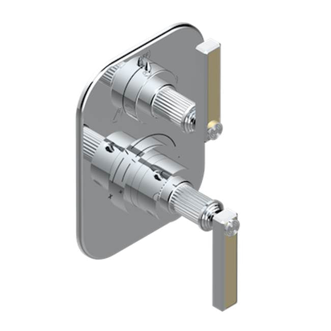 Trim for thg thermostat with 2-way diverter, rough part supplied with fixing box ref. 5 500AE/US