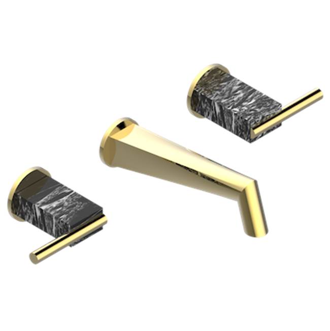 THG - Trim For Wall Mounted 3-hole Bath Set Only - Gold Color PVD