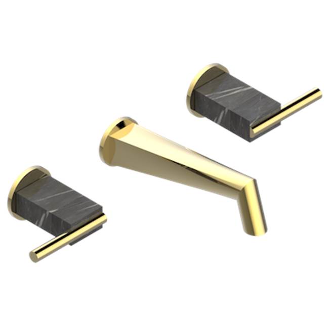 THG - Trim For Wall Mounted 3-hole Bath Set Only - Gold Polished