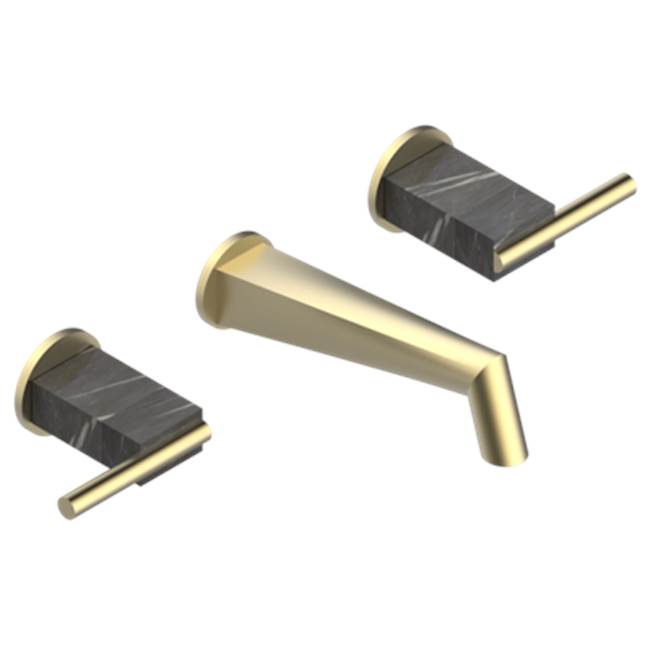 THG - Trim For Wall Mounted 3-hole Bath Set Only - Soft Gold