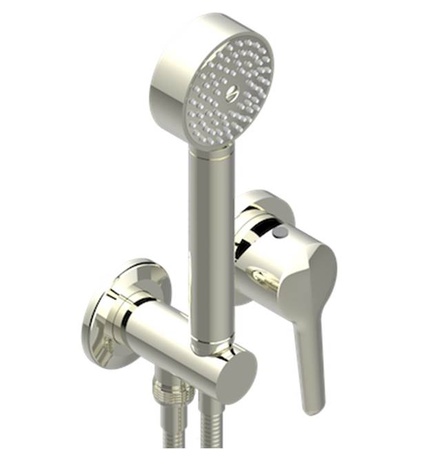 THG - Trim Only For Wall Mixer With Complete Handshower On Hook - Nickel Polished