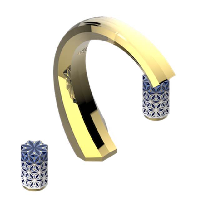 THG - Roman Tub Set With 3/4'' Valves - Gold Polished