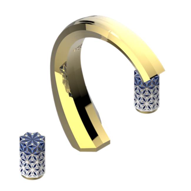 THG - Roman Tub Set With 3/4'' Valves - Gold Color PVD
